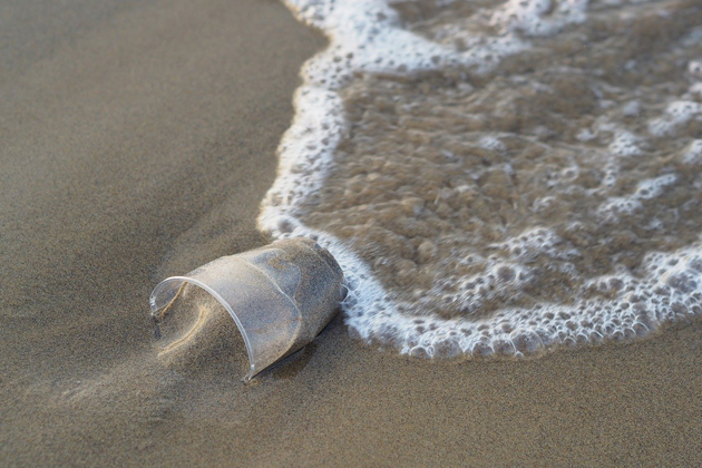 Plastica in acqua e cibi