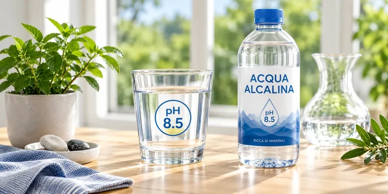 Acqua alcalina in commercio; cos’è e quali benefici procura